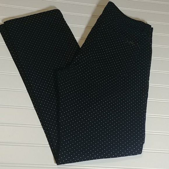 Lauren Ralph Lauren Denim - Lauren Ralph Lauren Polka Dot Straight Leg Jean